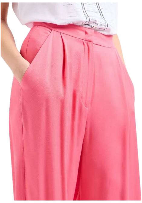 Viscose twill pleated pants ARMANI EXCHANGE | Trousers | 3DYP24 YN5TZ14BH